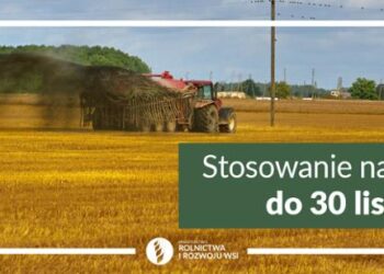 Stosowanie nawozów do 30 listopada