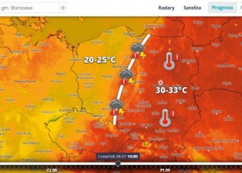 Uwaga na burze! Komunikat IMGW