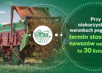 Stosowanie nawozów naturalnych możliwe do 30 listopada